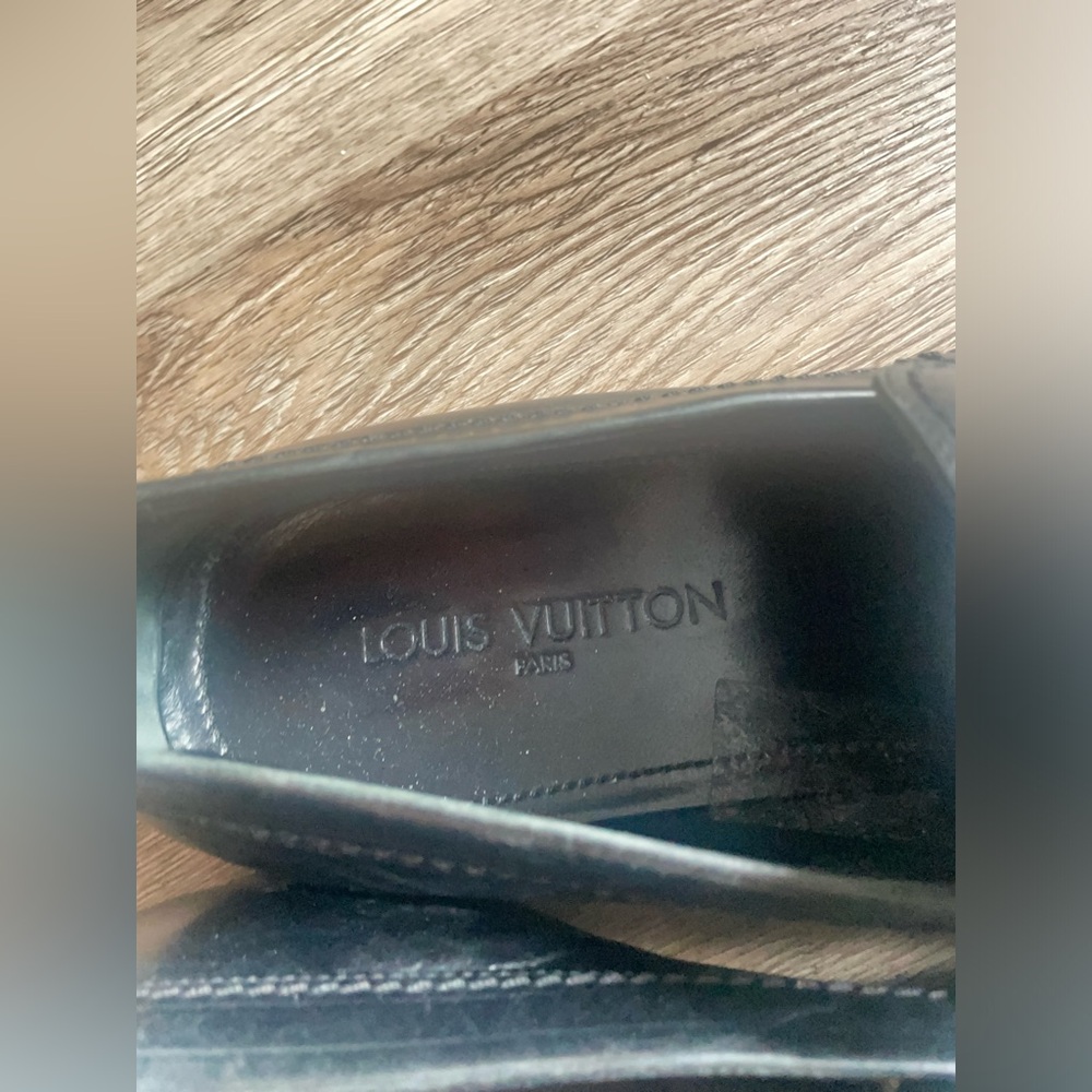 Louis Vuitton, black leather penny loafers - Picture 2 of 5